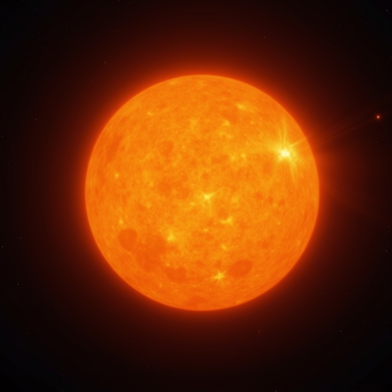 Hem 6 Solen som lysande stjärna mot mörk rymdbakgrund