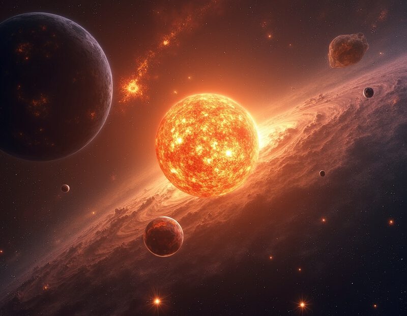 Hur föds och dör stjärnor? Stjärnors livscykel 1 En stjärnas livscykel från nebulosa till supernova i rymden