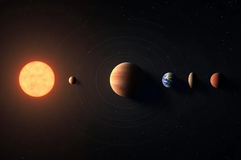 Lär dig hur Venus förhåller sig till solen, jorden och de andra planeterna i solsystemet. En lugn introduktion för nybörjare.