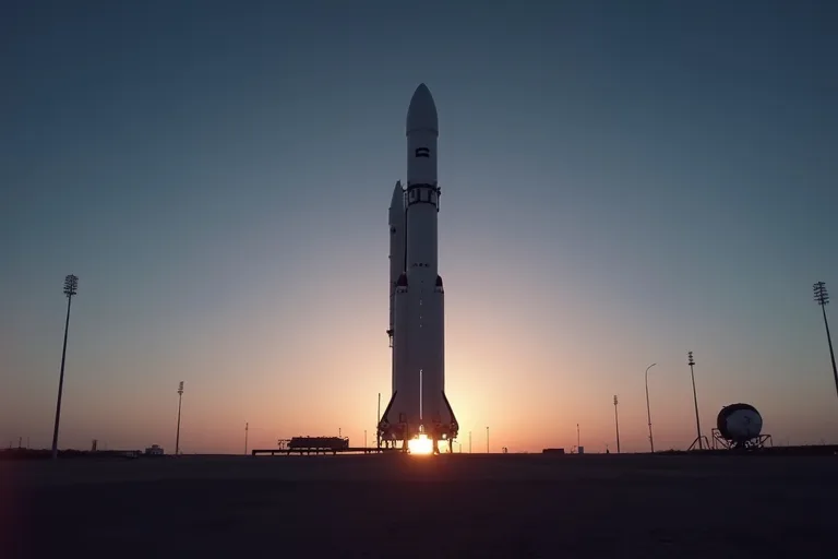Hur SpaceX Starship påverkar astronomi och rymdnyheter 4 Ljus raket mot mörk himmel med diskret astronomisk bakgrund och lugn dokumentär känsla