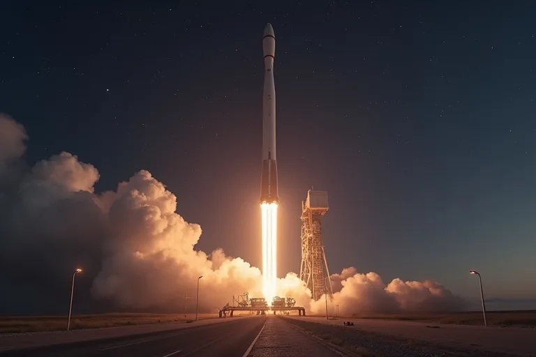 Så läser du nyheter om SpaceX Starship utan att fastna i hype 3 SpaceX Starship i redaktionell miljö med fokus på raket och lanseringsområde