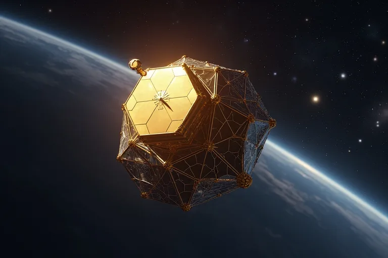 James Webb-teleskopet och de stora frågorna inom astronomi 3 Rymdteleskopet mot en lugn stjärnhimmel med vetenskaplig känsla