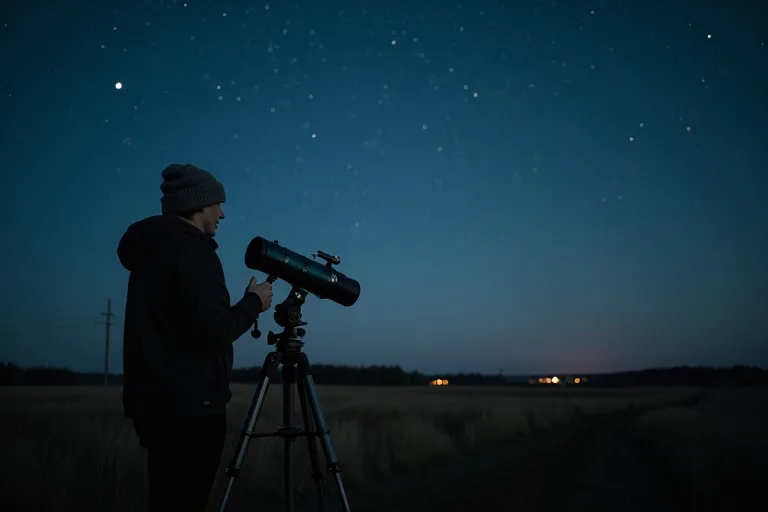 Öppen svensk landsväg med mörk himmel och fri sikt över horisonten