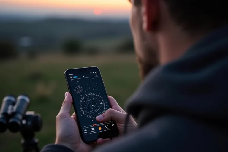 Hur väljer man astronomiappar utan att göra det krångligt? 4 Nybörjare jämför enkla observationsverktyg och en telefon inför stjärnskådning i skymningen