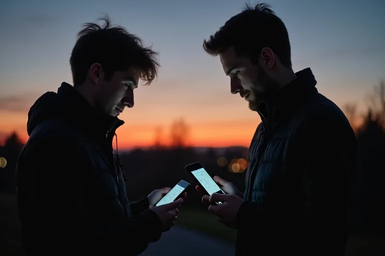 Hur väljer man astronomiappar utan att göra det krångligt? 3 Person håller mobilen mot kvällshimlen medan en enkel stjärnkarta används för orientering