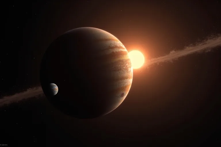 Så fungerar Venus i solsystemet 3 Närbild av Venus med fokus på planetens plats nära solen