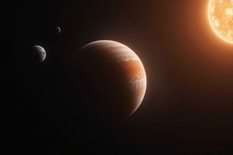 Så fungerar Venus i solsystemet 2 Venus mellan Merkurius och jorden i en lugn illustration av de inre planeterna