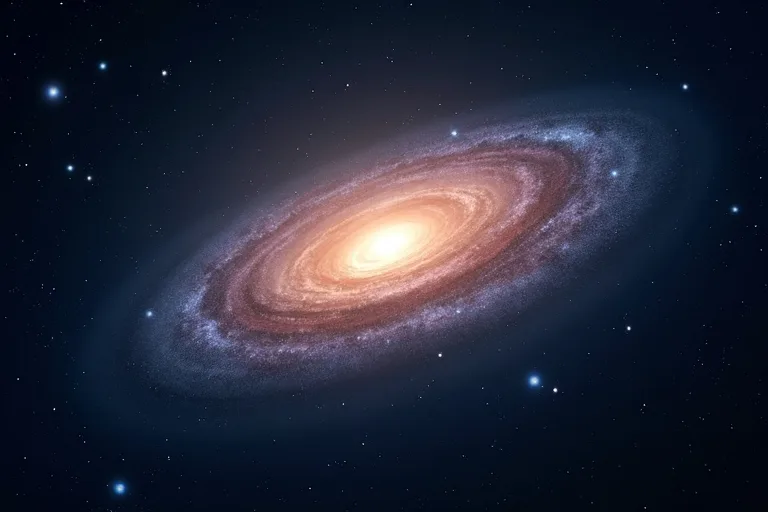 Galaxer för nybörjare: vanliga frågor och tydliga svar 2 Spiralgalax med tydlig kärna och svaga armar mot mörk rymdbakgrund