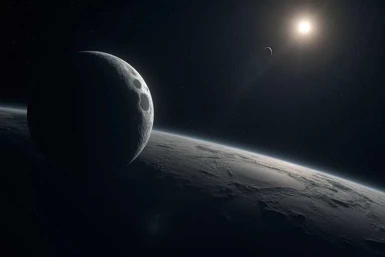 Lär dig hur månen passar in i solsystemet, hur den förhåller sig till solen och planeterna, och varför det gör det lättare att förstå himlen.