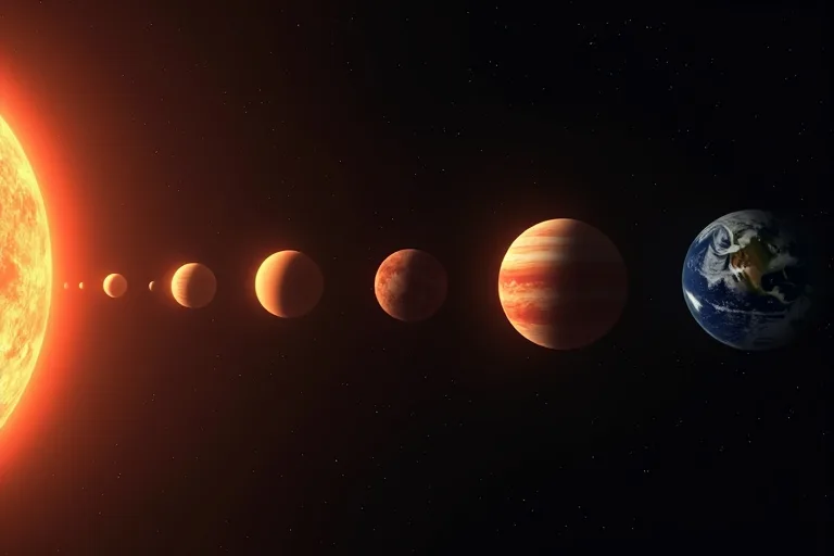 Vad är Mars? En nybörjarguide till den röda planeten 3 Mars tydligt framhävd i en realistisk bild mot mörk rymdbakgrund