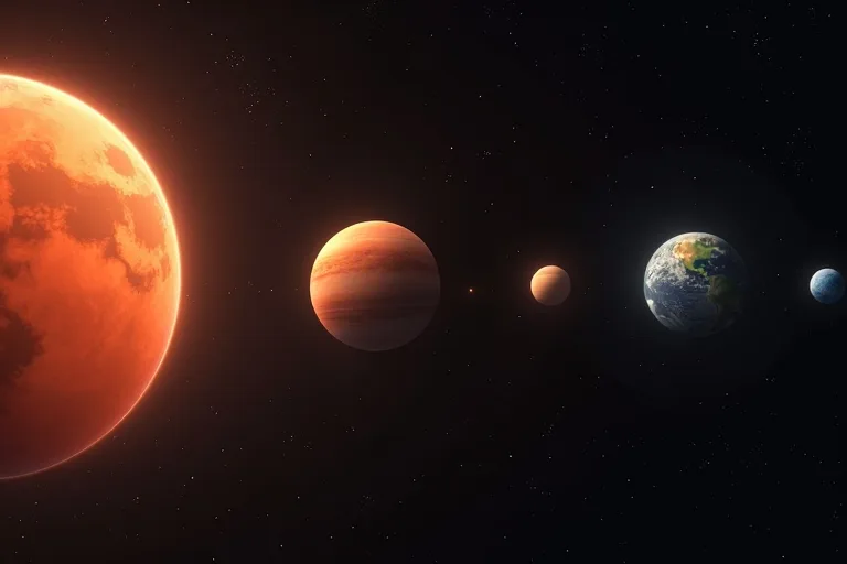Vad är Mars? En nybörjarguide till den röda planeten 4 Mars i ett tydligt solsystemssammanhang med jorden och de närmaste planeterna