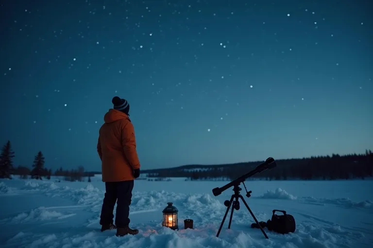 Lär dig hitta Orion på vinterhimlen med enkla tips om väder, tidpunkt och vad nybörjare kan leta efter på stjärnhimlen.