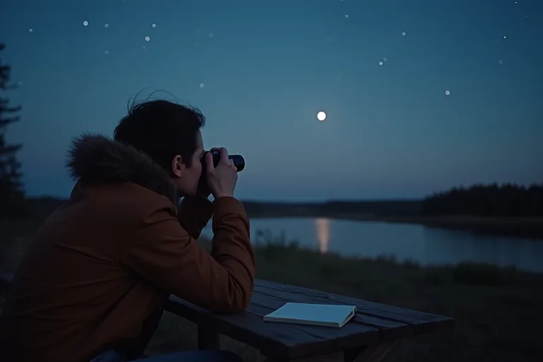 Lär dig vad som är lättast att se på natthimlen först: Månen, planeter eller stjärnor. Praktiska tips för nybörjare i Sverige.