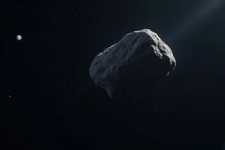 Asteroiduppdrag: läget just nu och varför det spelar roll 1 Rymdfarkost nära en liten asteroid i rymden