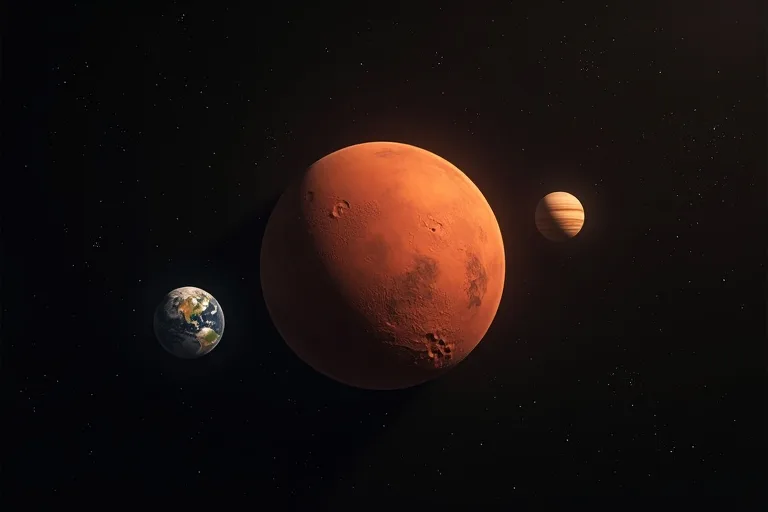Vanliga missförstånd om Mars – så hänger det ihop 3 Närbild av Mars yta i realistisk astronomisk illustration