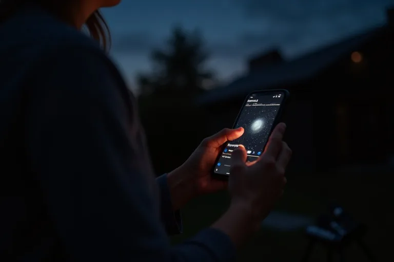 Bästa planetappar för nybörjare som vill komma igång lugnt 3 En enkel stjärnkarta och röd ficklampa vid kvällens planering av observationer