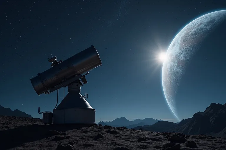 Observationsrum där forskare analyserar data från en exoplanetdetektion
